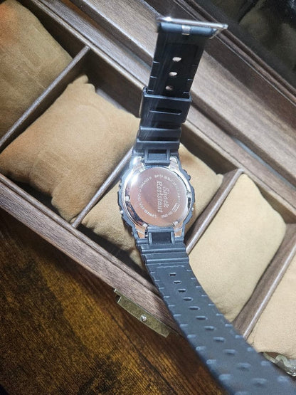 Casio G-Shock DW-5700 Watch With Screw-Back and DW5600 Bezel Conversion