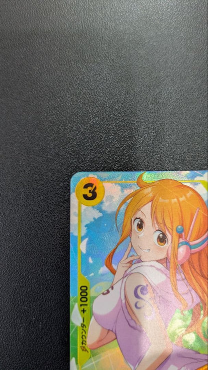 One Piece Card Game Nami ST29-008 parallel card from Starter Deck Egg Head Japan import