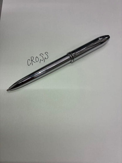 Cross Twist Ballpoint Pen with Silver Metal Body