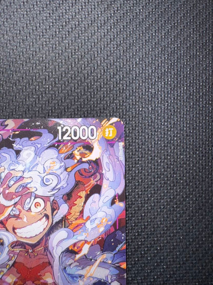 One Piece Monkey D. Luffy P-041 limited edition promo card with purple color from Japan import