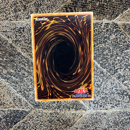Yugioh Black Magician Early Edition Ultra Rare Japanese trading card with minor wear and scratches