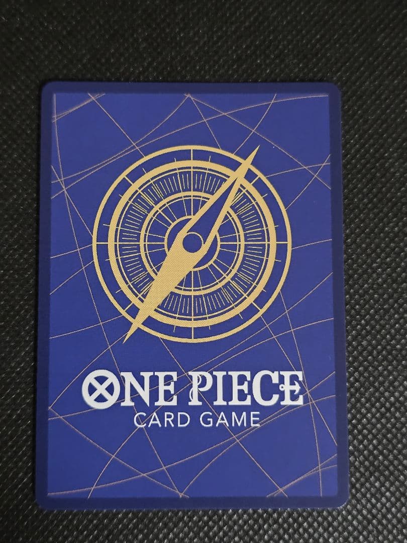 One Piece Card Game Nami R Card in sleeve showing front artwork from Japan import