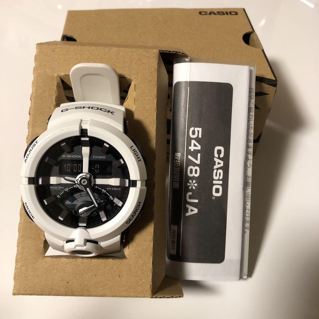Casio G-Shock GA-500 Watch White Resin Band Japan Import