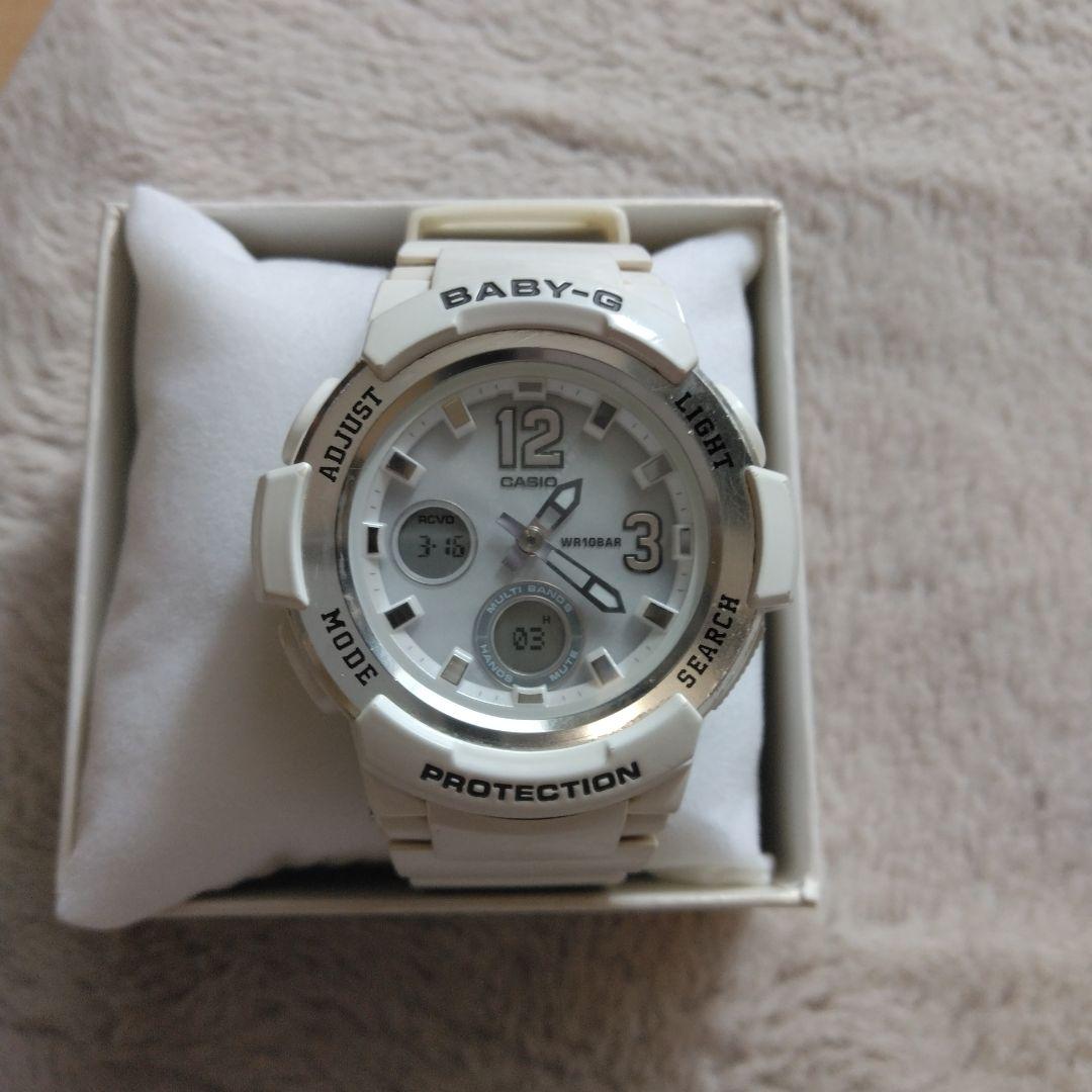 Casio Baby-G Series BGD-560SU-7JF Solar Radio-Controlled Watch with White Band — Japan Import