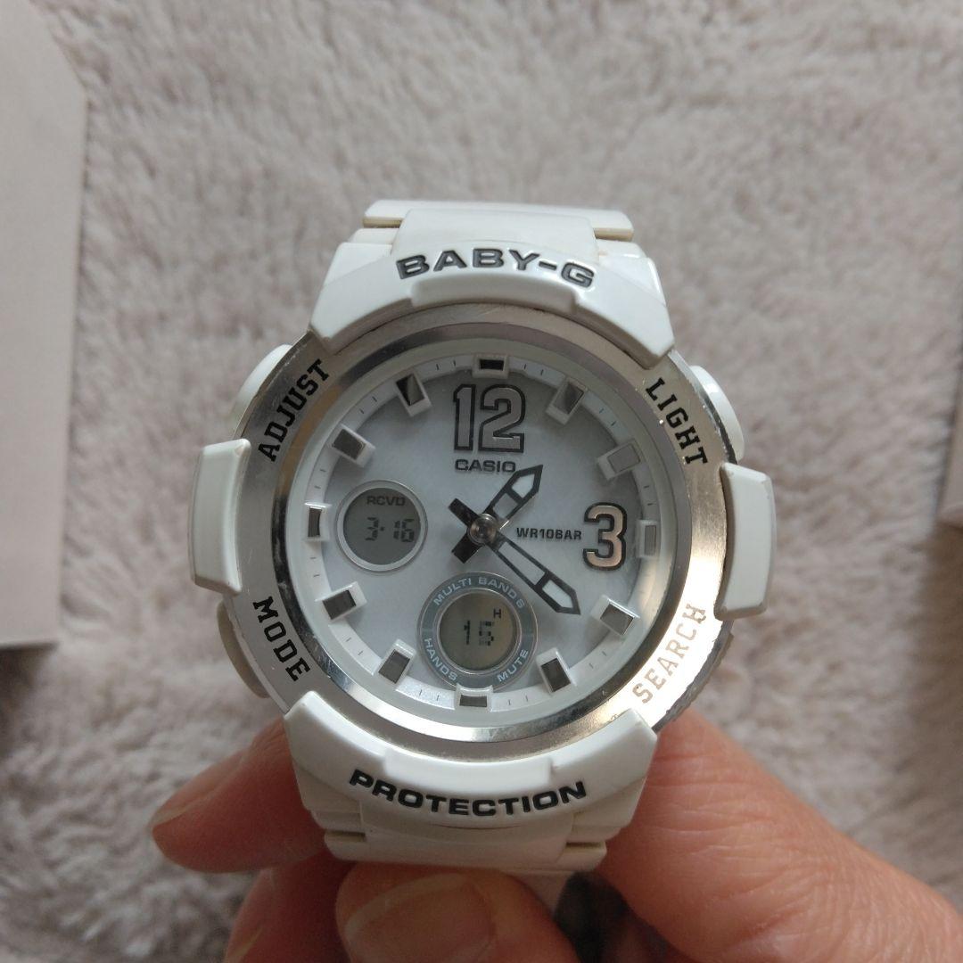 Casio Baby-G Series BGD-560SU-7JF Solar Radio-Controlled Watch with White Band — Japan Import