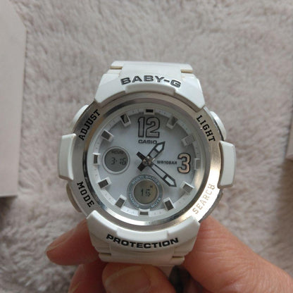 Casio Baby-G Series BGD-560SU-7JF Solar Radio-Controlled Watch with White Band — Japan Import