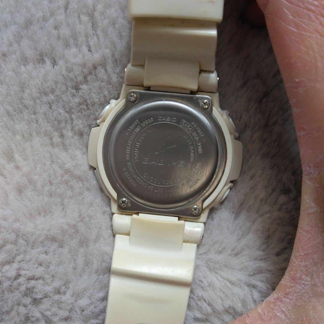 Casio Baby-G Series BGD-560SU-7JF Solar Radio-Controlled Watch with White Band — Japan Import