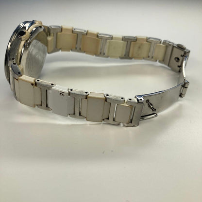 Casio G-ms Baby-G Stainless Steel White Radio-Solar Watch Model MSA-7100CJ
