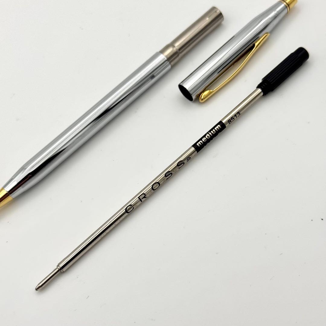 Cross Classic Century Medalist Gold and Silver Ballpoint Pen — Japan Import
