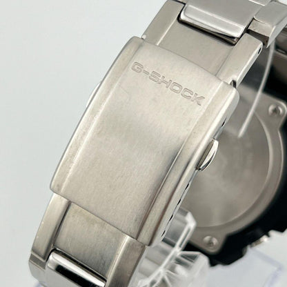 Casio G-Shock GST-W110D-1A9JF Series Watch with Black Dial and Silver Band — Japan Import