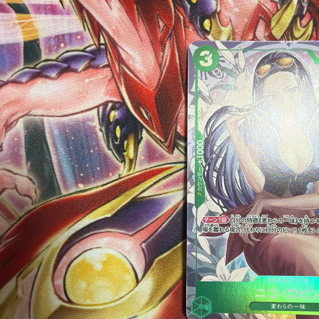 Rare Nico Robin P-111 Promo Parallel Asia Limited One Piece trading card with Japanese text