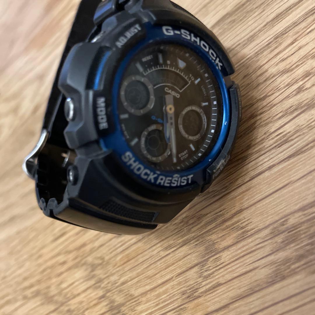 Casio G-Shock Watch Black Blue Model GA-2100 — Japan Import