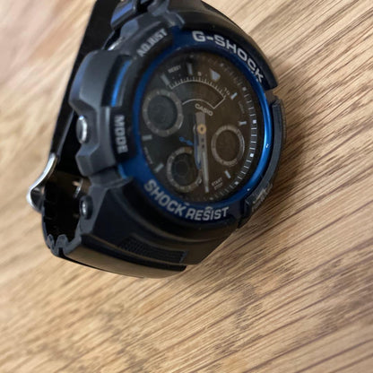 Casio G-Shock Watch Black Blue Model GA-2100 — Japan Import