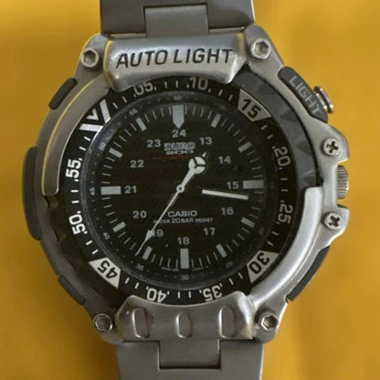 Casio Duro 200 Quartz Wristwatch with Auto Light and 200m Water Resistance — Japan Import