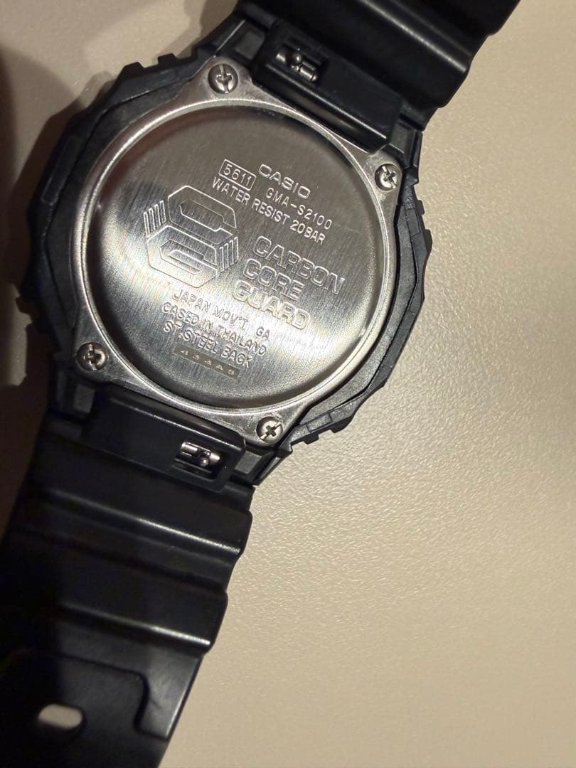 Casio G-Shock GMA-S2100-1AJF Analog Digital Watch with Pink Gold Finish — Japan Import