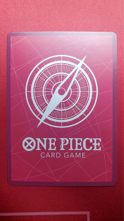 One Piece Card Game Roronoa Zoro Leader Card OP12-020 showing front design, Japan import, stored in sleeve