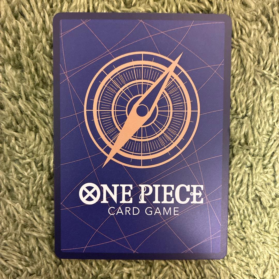 One Piece Portgas D. Ace 2nd Anniversary gold frame character card from Japan with model OP02-013