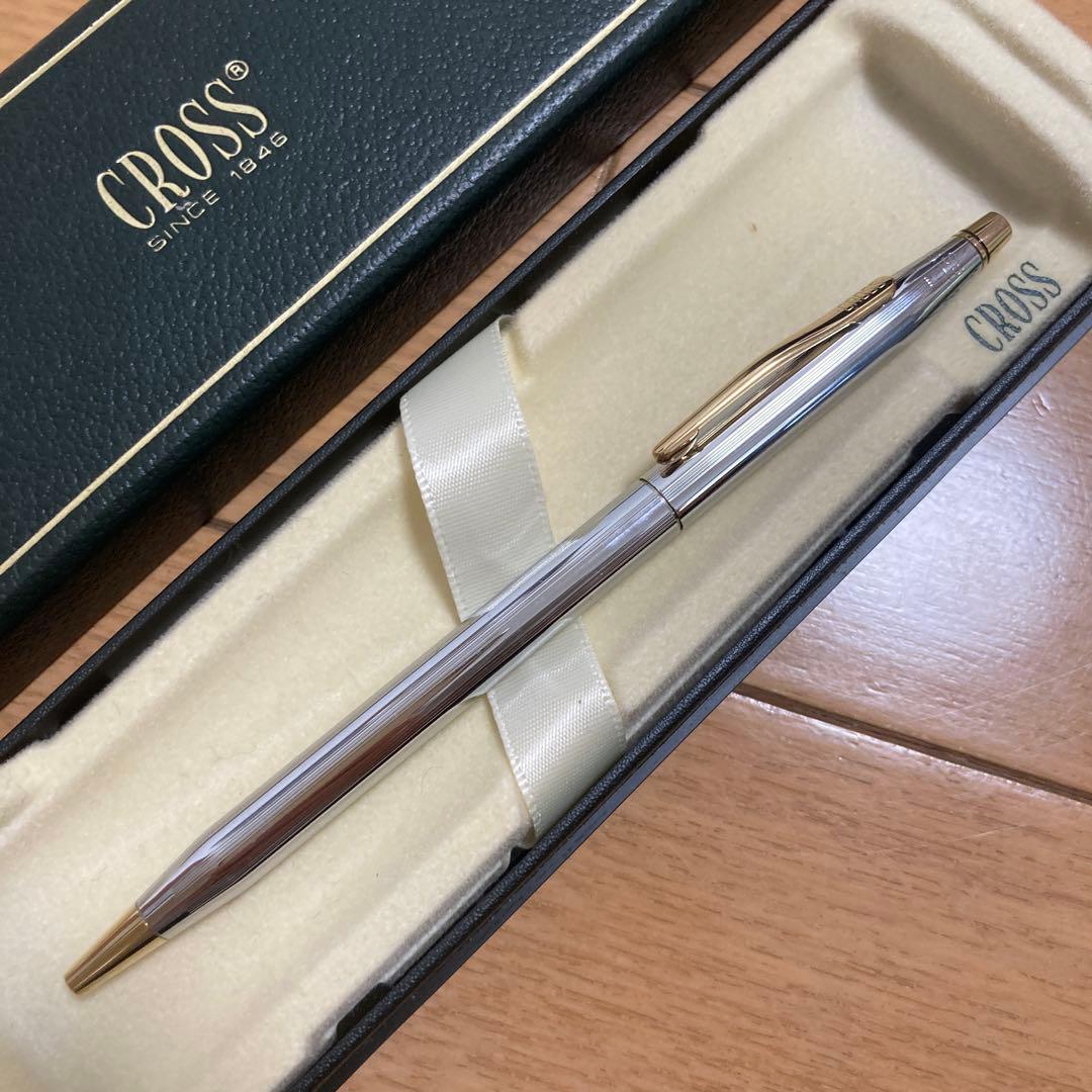 Cross Brand Silver Gold Ballpoint Pen