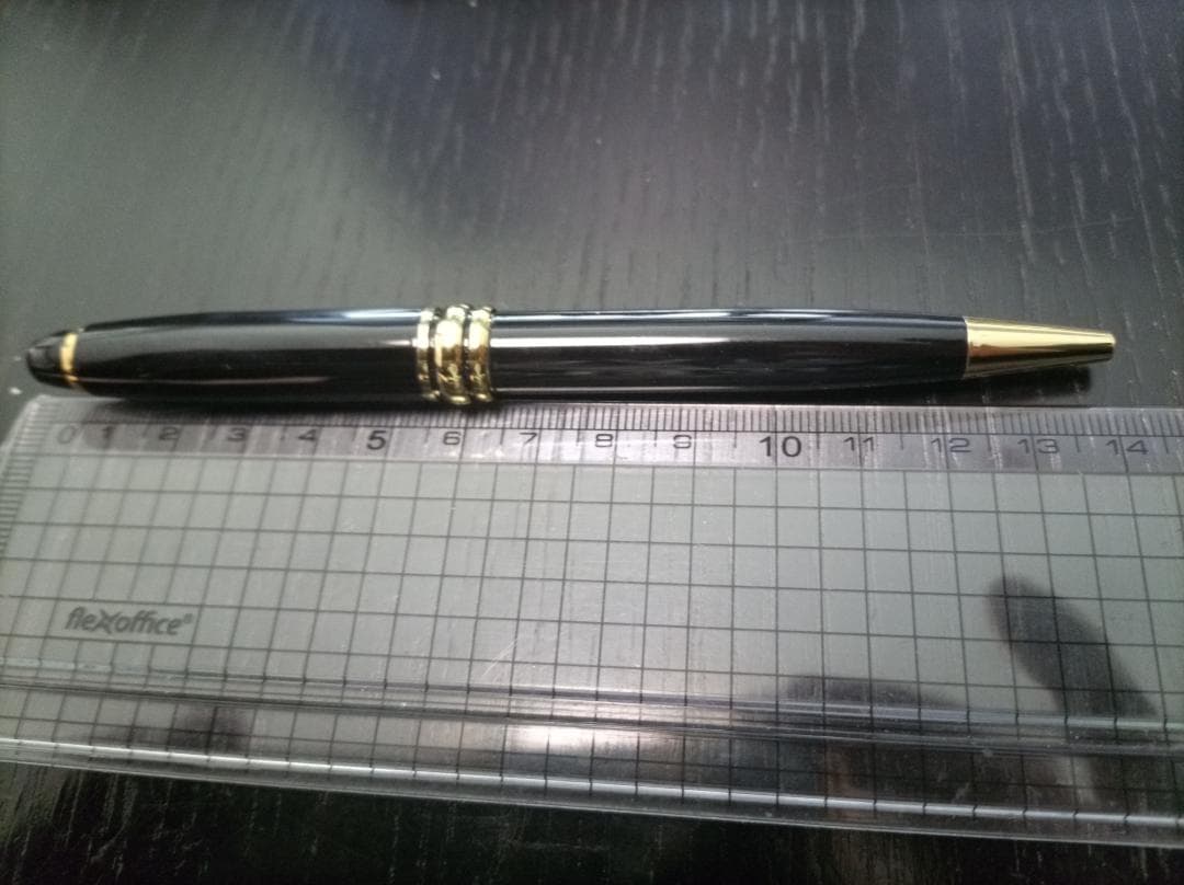 Brand Unknown Elegant Executive Black Ballpoint Pen Model Black With Black Ink — Japan Import
