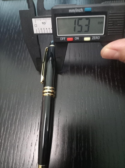 Brand Unknown Elegant Executive Black Ballpoint Pen Model Black With Black Ink — Japan Import