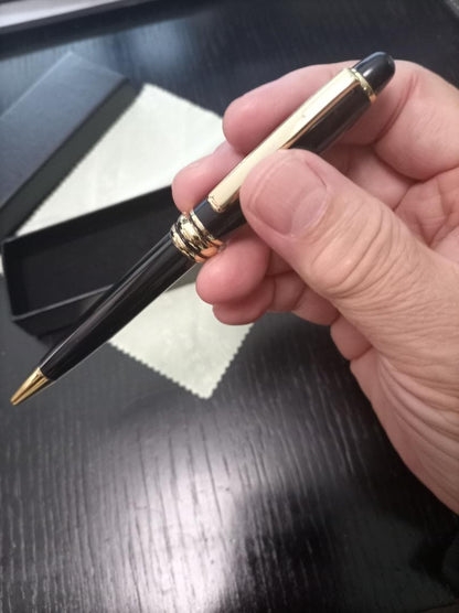 Brand Unknown Elegant Executive Black Ballpoint Pen Model Black With Black Ink — Japan Import