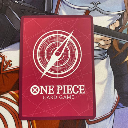 Monkey D. Luffy OP05 SR One Piece Japanese parallel card with purple attribute and Straw Hat Crew affiliation