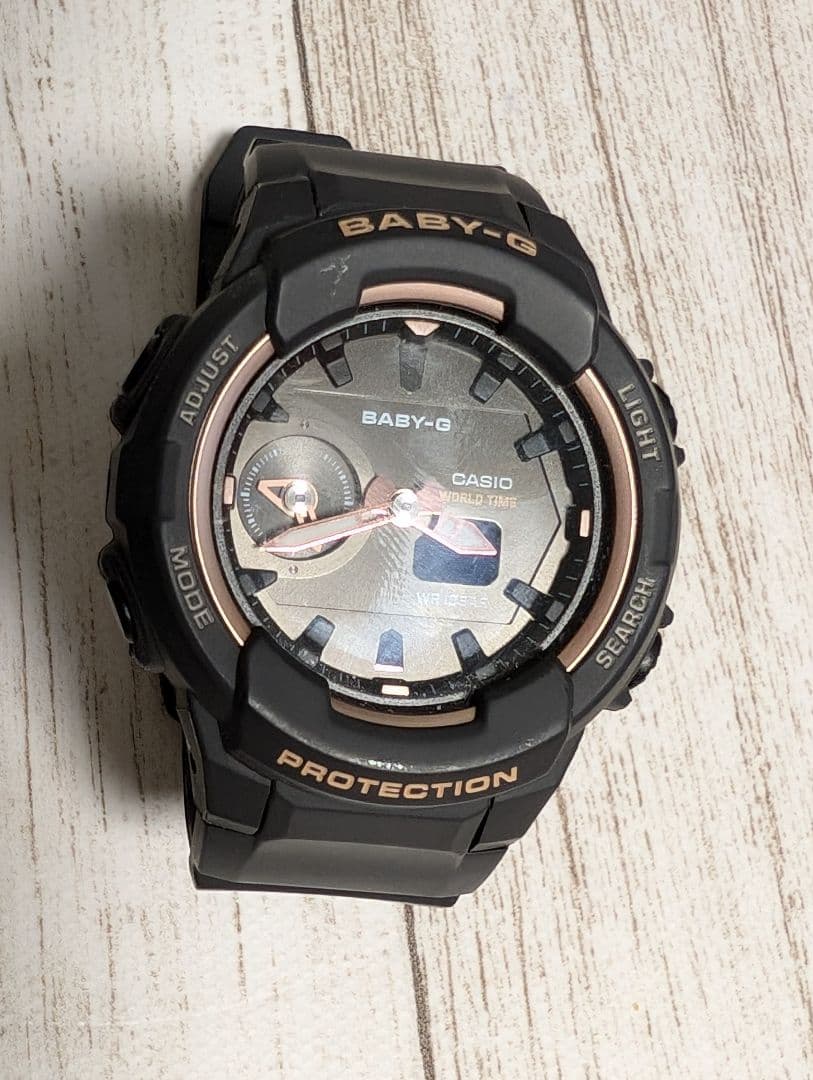 Casio Baby-G Watch Black Rose Gold