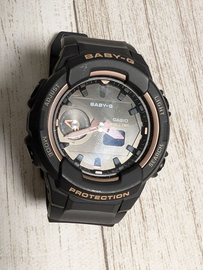 Casio Baby-G Watch Black Rose Gold