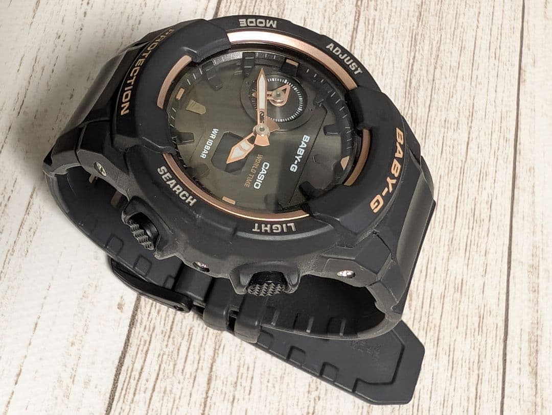 Casio Baby-G Watch Black Rose Gold