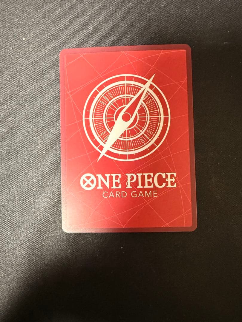 One Piece Game Portgas D. Ace Leader Parallel Set OP16-001L card with protective sleeve and anti-bend cover