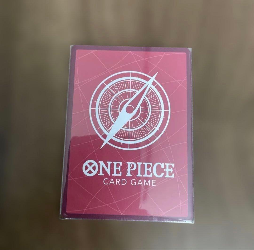 One Piece Game Portgas D. Ace Leader Parallel Set OP16-001L card with protective sleeve and anti-bend cover