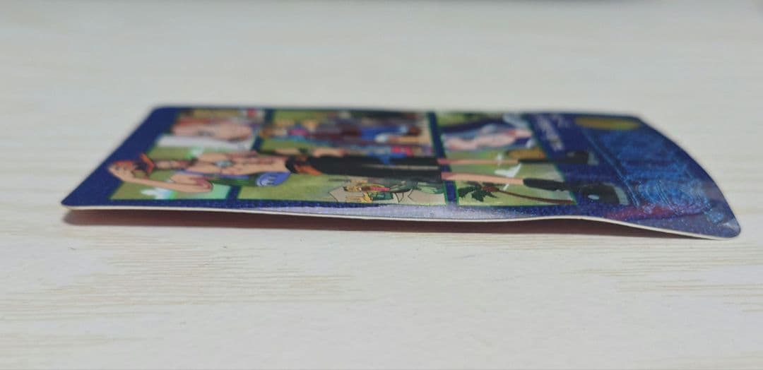 Used One Piece Visual Adventure No144 photo showing Ace from Straw Hat Voyage with visible scratches and bends