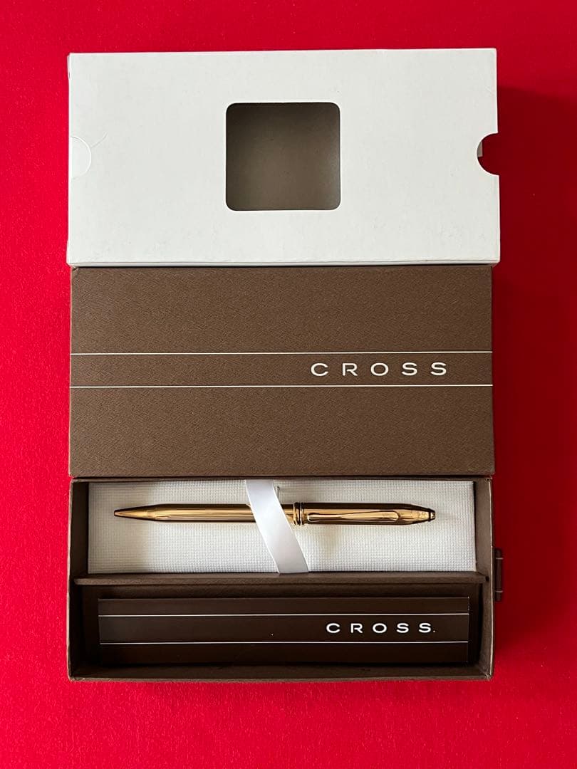 Townsend 18K Gold-Plated Cross Ballpoint Pen — Japan Import