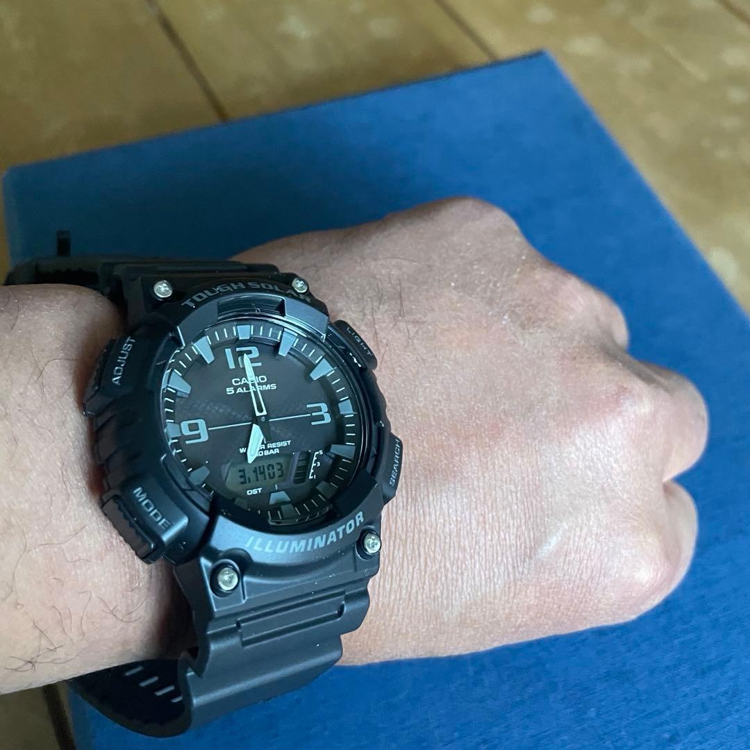 Casio Analog Digital Watch with Tough Solar Big Face Japan Import