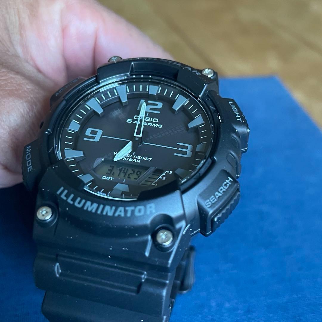 Casio Analog Digital Watch with Tough Solar Big Face Japan Import