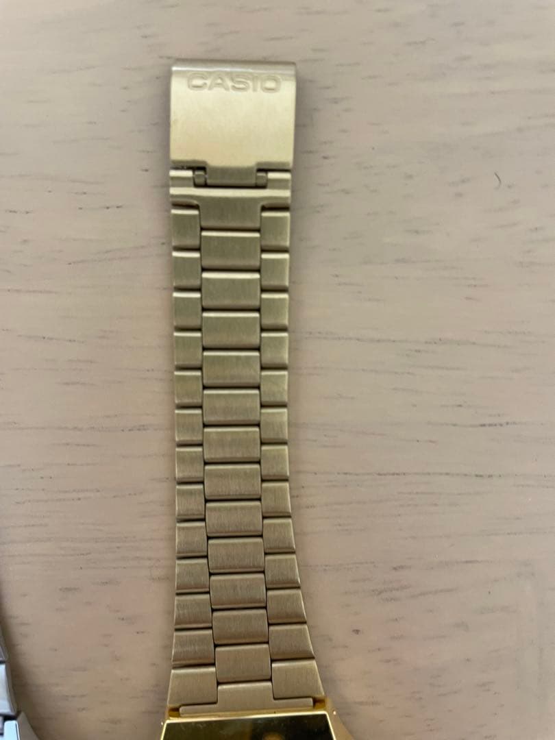 Casio Digital Wristwatch Set Two Silver and Gold Digital Watches Japan Import
