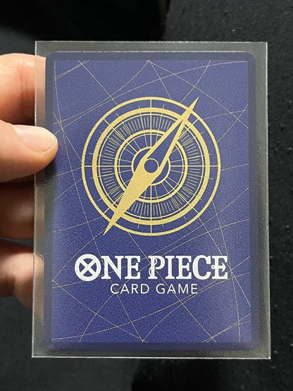 Bandai One Piece Marshall D. Teach SEC 119 OP-16 Black attribute secret rare card with holographic finish