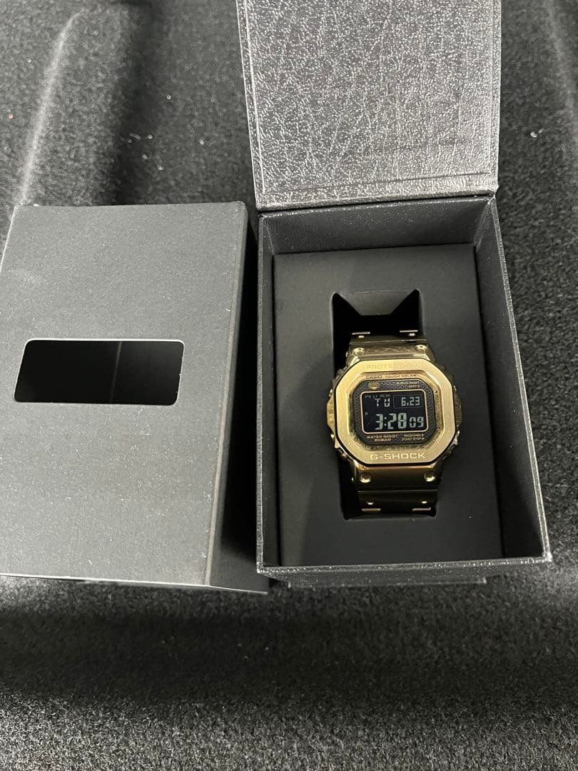 Casio G-Shock Gold Metal Body Watch with Tough Solar and Bluetooth