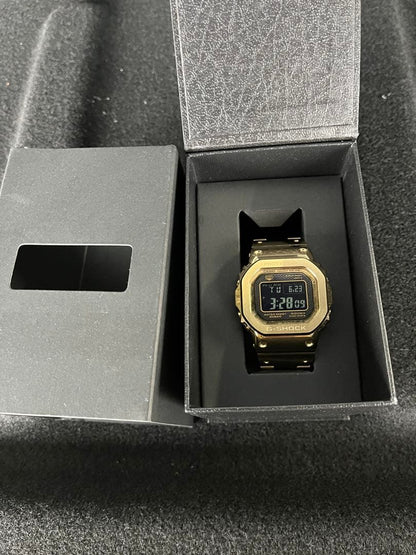 Casio G-Shock Gold Metal Body Watch with Tough Solar and Bluetooth