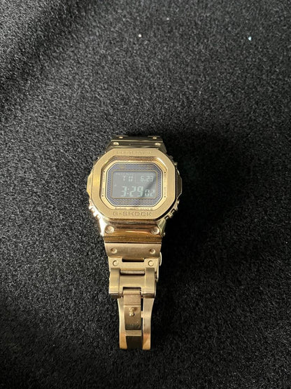 Casio G-Shock Gold Metal Body Watch with Tough Solar and Bluetooth