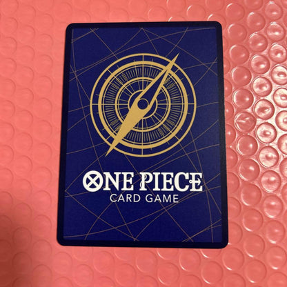 One Piece Monkey D. Luffy OP05 SR Japanese trading card with slight surface scratches