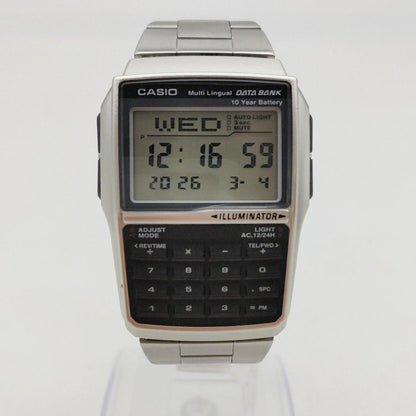 Casio Data Bank DBC-32 Retro Model with Calculator World Time Alarm — Japan Import