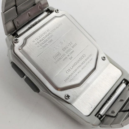 Casio Data Bank DBC-32 Retro Model with Calculator World Time Alarm — Japan Import
