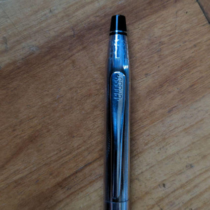 Cross Century 925 Silver Ballpoint Pen - 90s American Made Collectible — Japan Import
