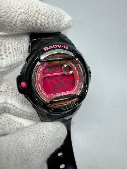 Casio Baby-G BG-169R Quartz Watch with Black & Pink Colors