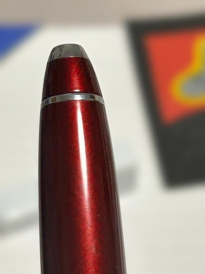 Cross Bailey Old Model Pen M Medium Red Metallic and Silver