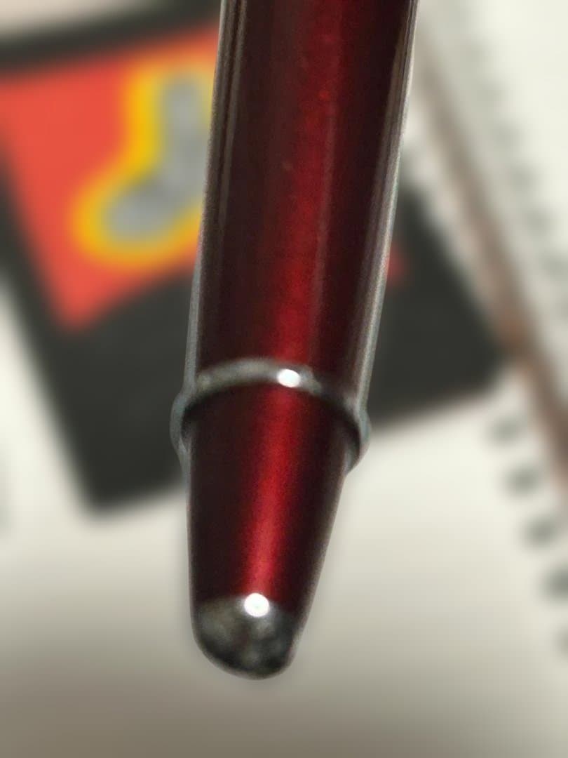 Cross Bailey Old Model Pen M Medium Red Metallic and Silver