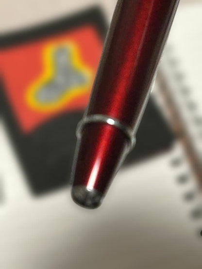 Cross Bailey Old Model Pen M Medium Red Metallic and Silver