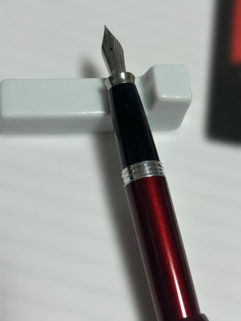 Cross Bailey Old Model Pen M Medium Red Metallic and Silver