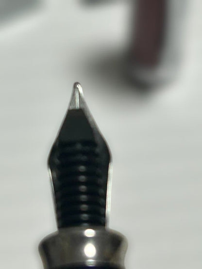 Cross Bailey Old Model Pen M Medium Red Metallic and Silver